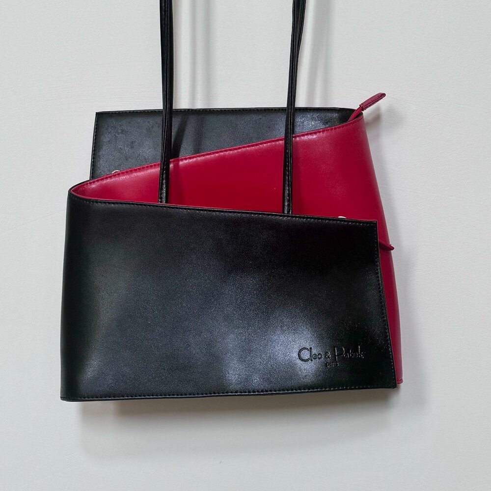 Chic Color-Block Shoulder Bag - Picture 4 of 9